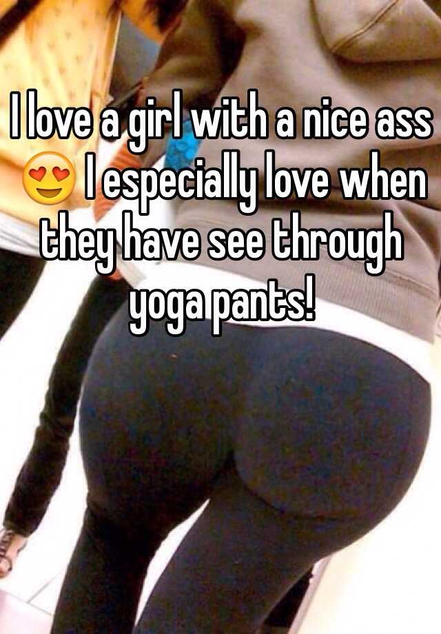 See Through Yoga Ass